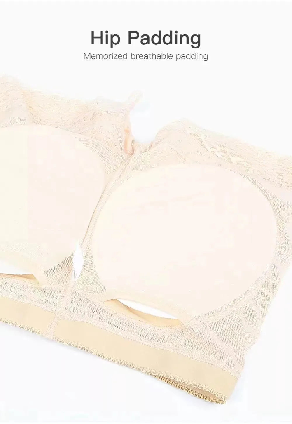Butt Lifting Pants for Women with Bottoming Butt Lifting Butt Puffing Fake Butt Underwear Body Shaping Flat Corners with Pads