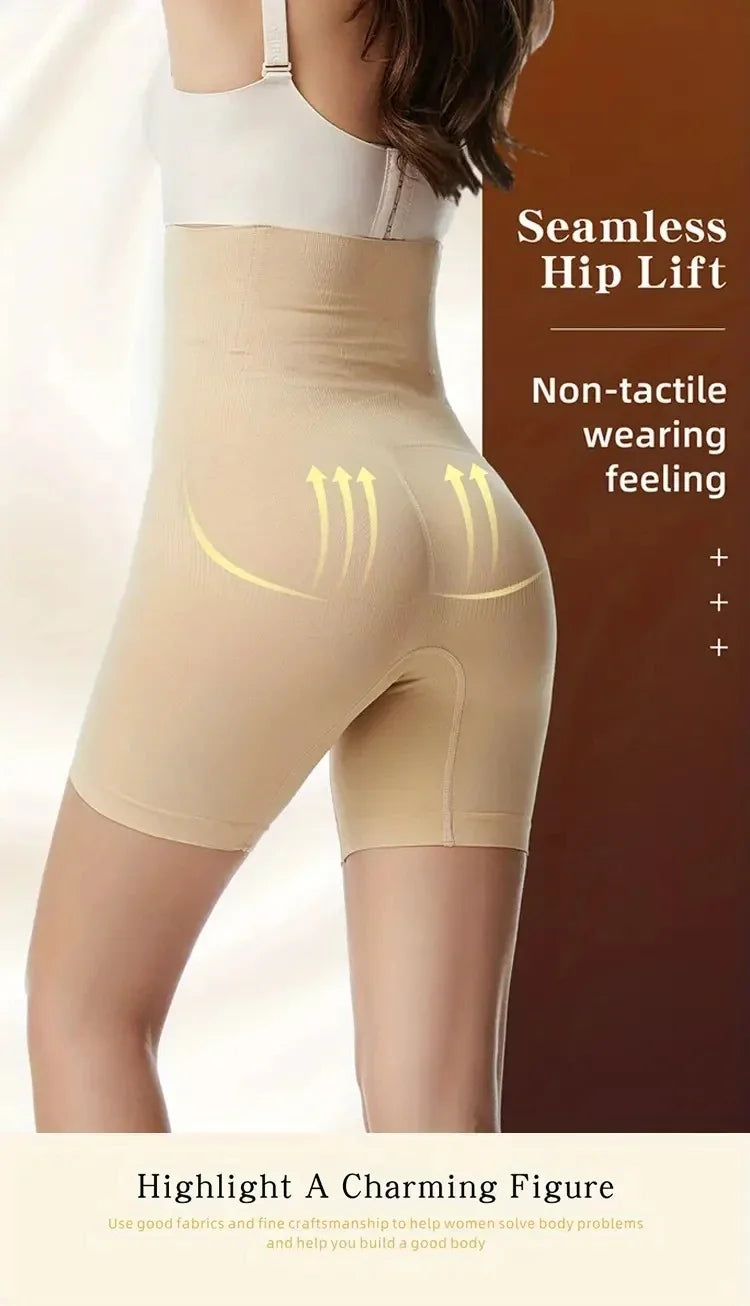 New High Waist Shaping Control Panties Boyshort Tummy Control Butt Lifting Slim Shorts Women's Underwear Shapewear Body Shaper