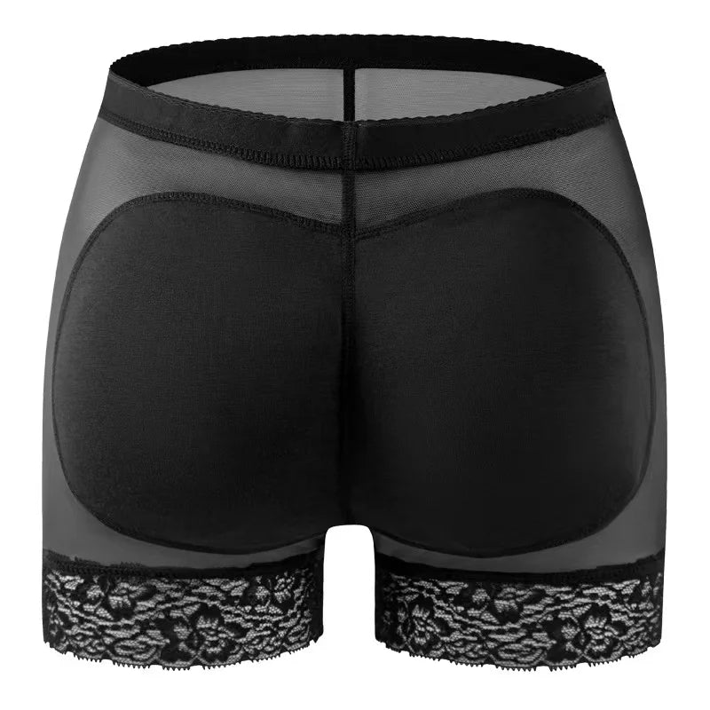 Butt Lifting Pants for Women with Bottoming Butt Lifting Butt Puffing Fake Butt Underwear Body Shaping Flat Corners with Pads