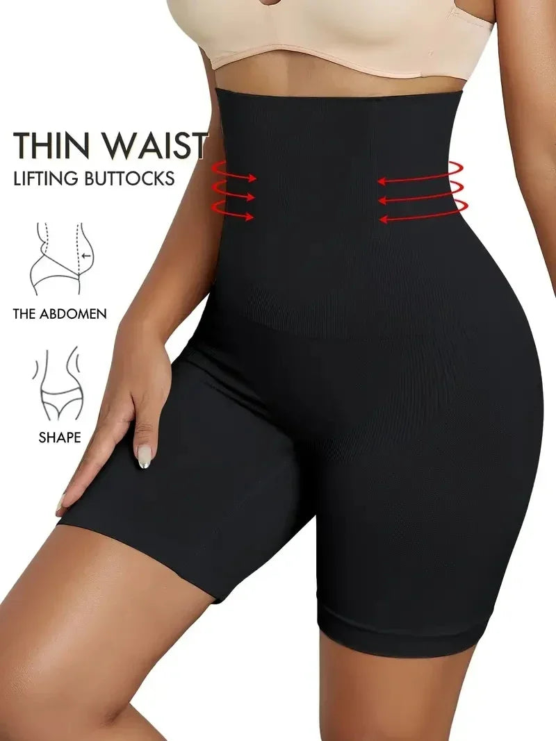 New High Waist Shaping Control Panties Boyshort Tummy Control Butt Lifting Slim Shorts Women's Underwear Shapewear Body Shaper